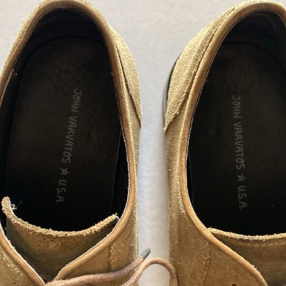 JOHN VARVATOS Men’s Suede Leather Derbys Size 9 - Picture 4 of 8